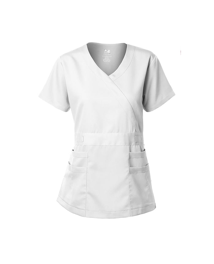 DAGACCI OFFICIAL Natural Stretch Women's Y-Neck Scrub Top