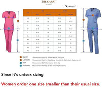 DAGACCI OFFICIAL 4-Way Stretch Unisex Jogger Scrubs Sets [FS2802] Combined