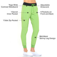 DAGACCI OFFICIAL 4-Way Stretch Unisex Jogger Scrubs Sets [FS2802] Combined