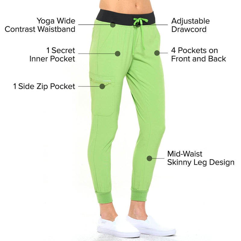 DAGACCI OFFICIAL 4-Way Stretch Unisex Jogger Scrubs Sets [FS2802] Combined