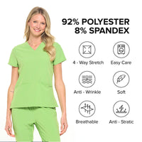 DAGACCI OFFICIAL 4-Way Stretch Unisex Jogger Scrubs Sets [FS2802] Combined