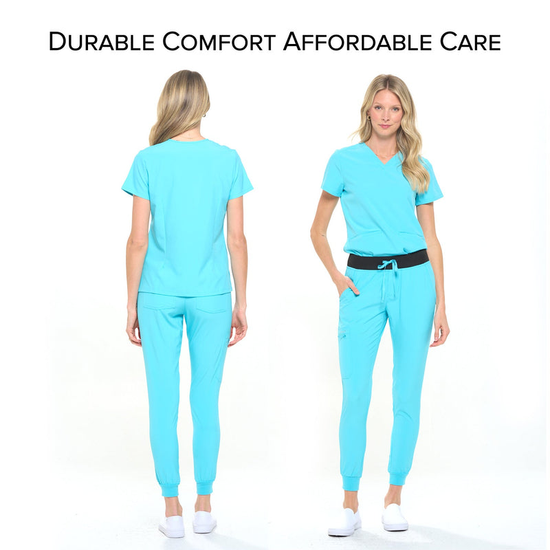 DAGACCI OFFICIAL 4-Way Stretch Unisex Jogger Scrubs Sets [FS2802] Combined