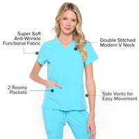 DAGACCI OFFICIAL 4-Way Stretch Unisex Jogger Scrubs Sets [FS2802]