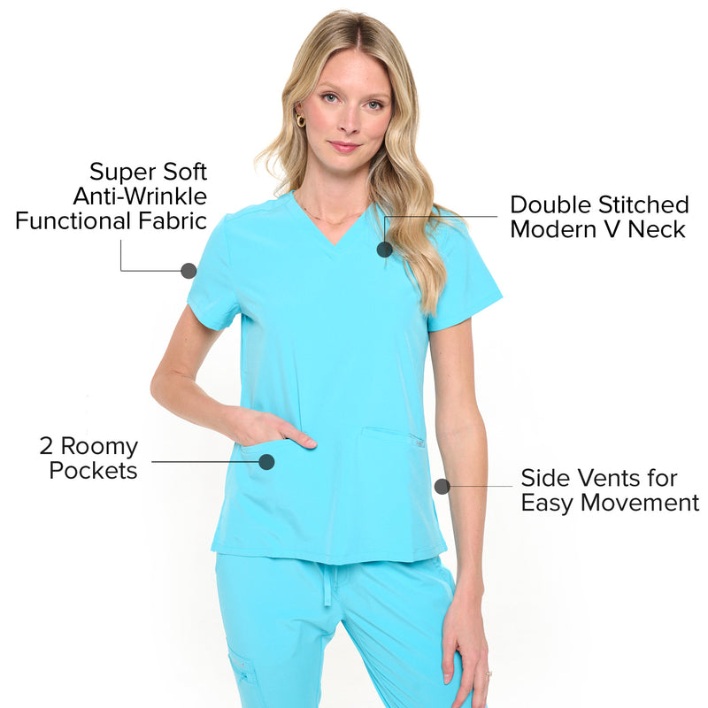DAGACCI OFFICIAL 4-Way Stretch Unisex Jogger Scrubs Sets [FS2802]
