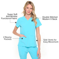 DAGACCI OFFICIAL 4-Way Stretch Unisex Jogger Scrubs Sets [FS2802] Combined