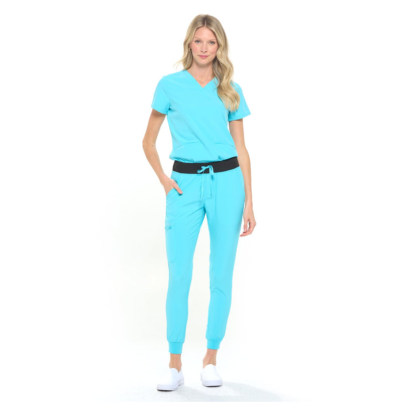 DAGACCI OFFICIAL 4-Way Stretch Unisex Jogger Scrubs Sets [FS2802] Combined