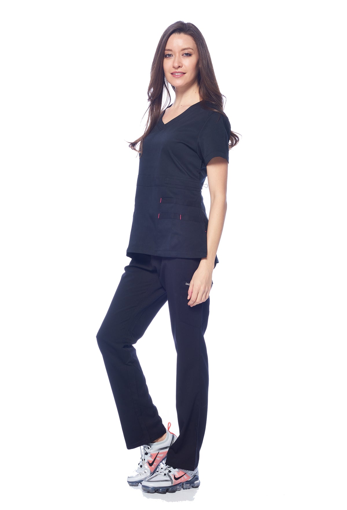 DAGACCI MEDICAL UNIFORM® Natural Stretch® Women's V-Neck Scrub Sets [NS2100]