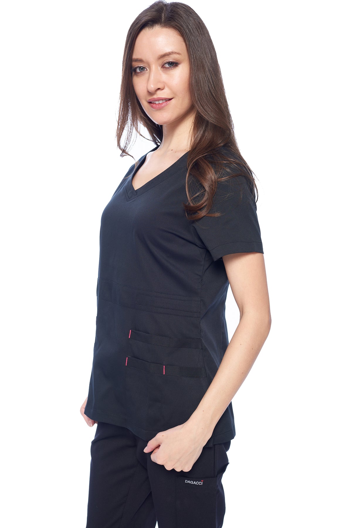 DAGACCI MEDICAL UNIFORM® Natural Stretch® Women's V-Neck Scrub Sets [NS2100]