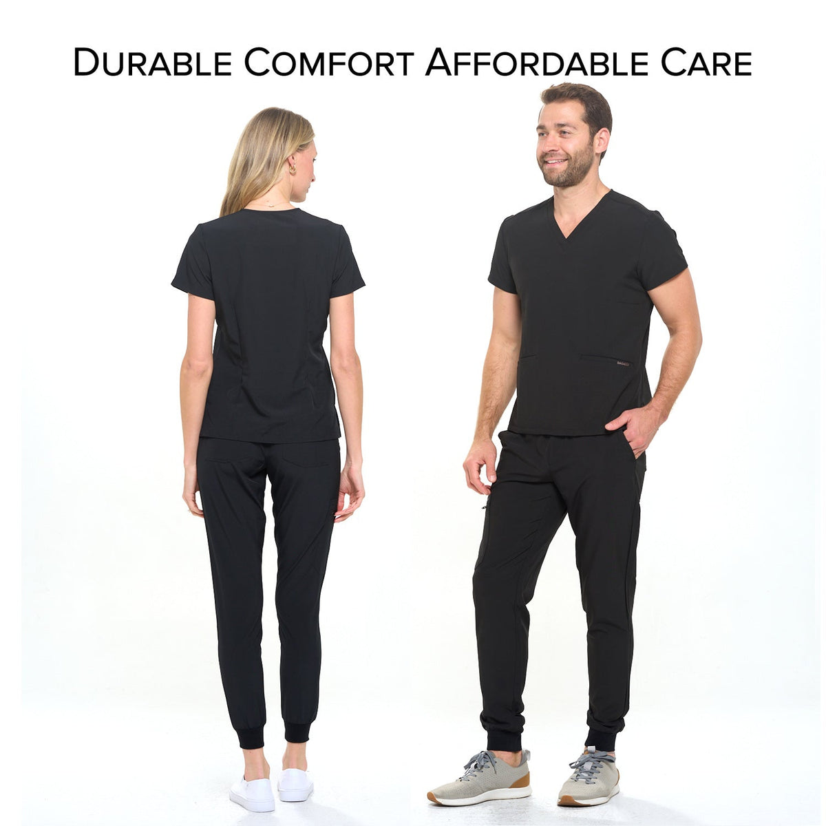DAGACCI OFFICIAL 4-Way Stretch Unisex Jogger Scrubs Sets [FS2802] Combined