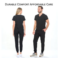 DAGACCI OFFICIAL 4-Way Stretch Unisex Jogger Scrubs Sets [FS2802] Combined