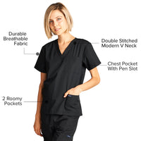 DAGACCI OFFICIAL Unisex Medical Scrub Sets Cotton Blended (KV10005000) Combined