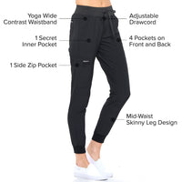 DAGACCI OFFICIAL 4-Way Stretch Unisex Jogger Scrubs Sets [FS2802] Combined