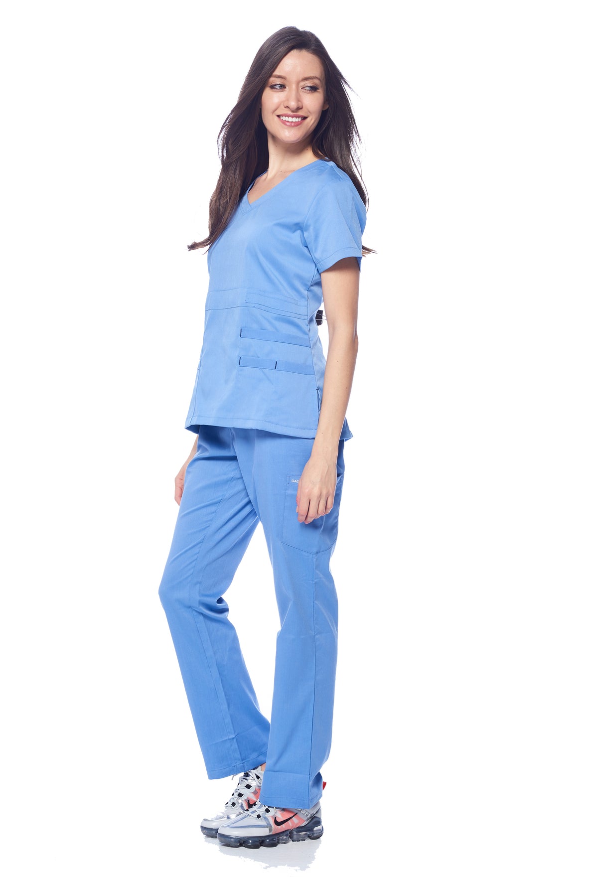 DAGACCI MEDICAL UNIFORM® Natural Stretch® Women's V-Neck Scrub Sets [NS2100]
