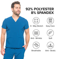 DAGACCI OFFICIAL 4-Way Stretch Unisex Jogger Scrubs Sets [FS2802] Combined