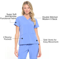 DAGACCI OFFICIAL 4-Way Stretch Unisex Jogger Scrubs Sets [FS2802]