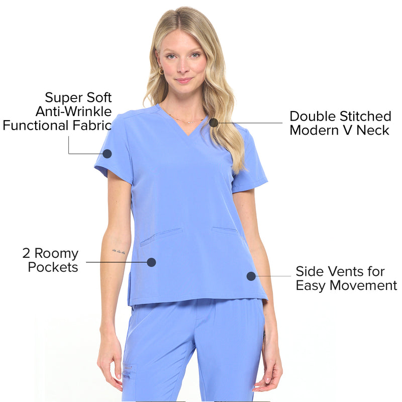 DAGACCI OFFICIAL 4-Way Stretch Unisex Jogger Scrubs Sets [FS2802]
