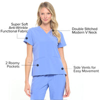 DAGACCI OFFICIAL 4-Way Stretch Unisex Jogger Scrubs Sets [FS2802] Combined