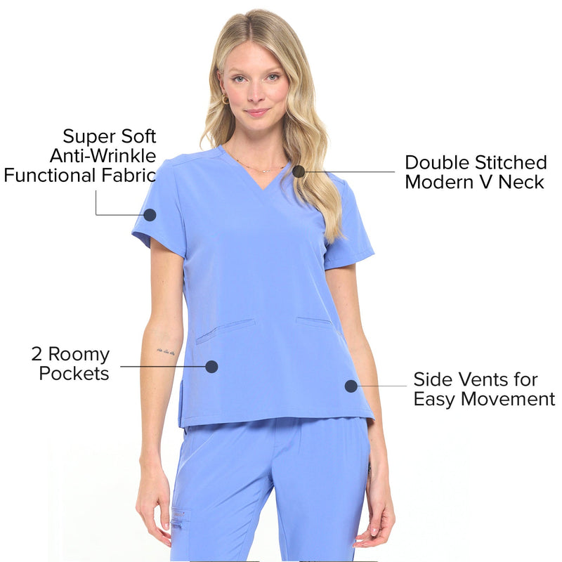 DAGACCI OFFICIAL 4-Way Stretch Unisex Jogger Scrubs Sets [FS2802] Combined