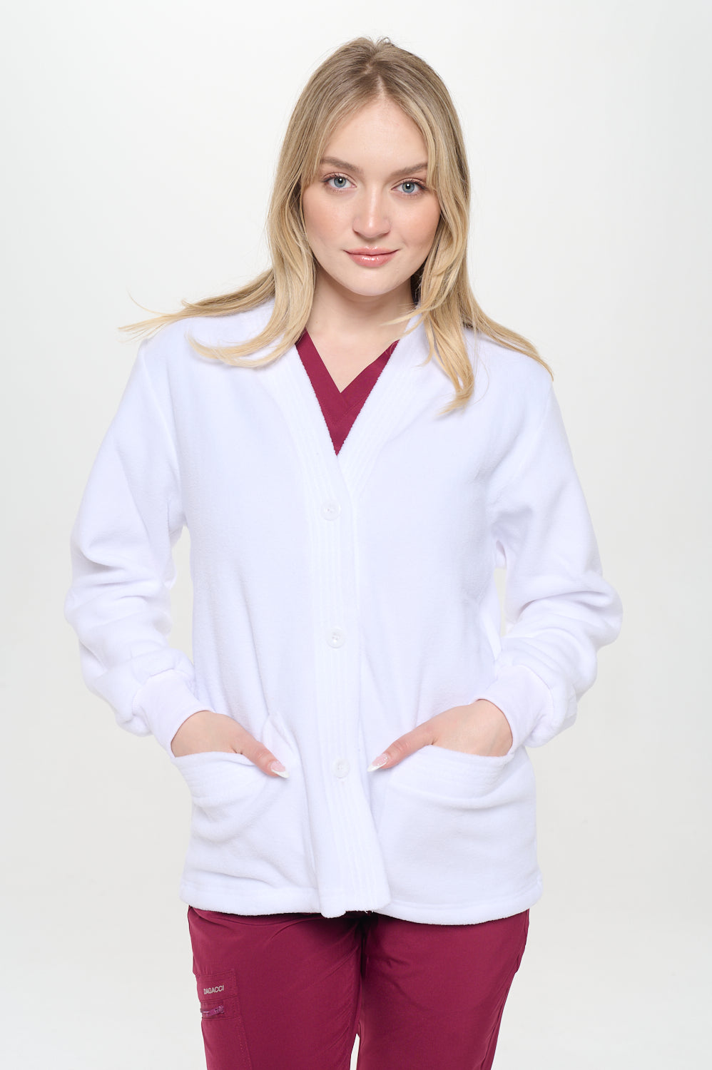 DAGACCI OFFICIAL UNISEX WARM UP BUTTON UP FLEECE JACKET
