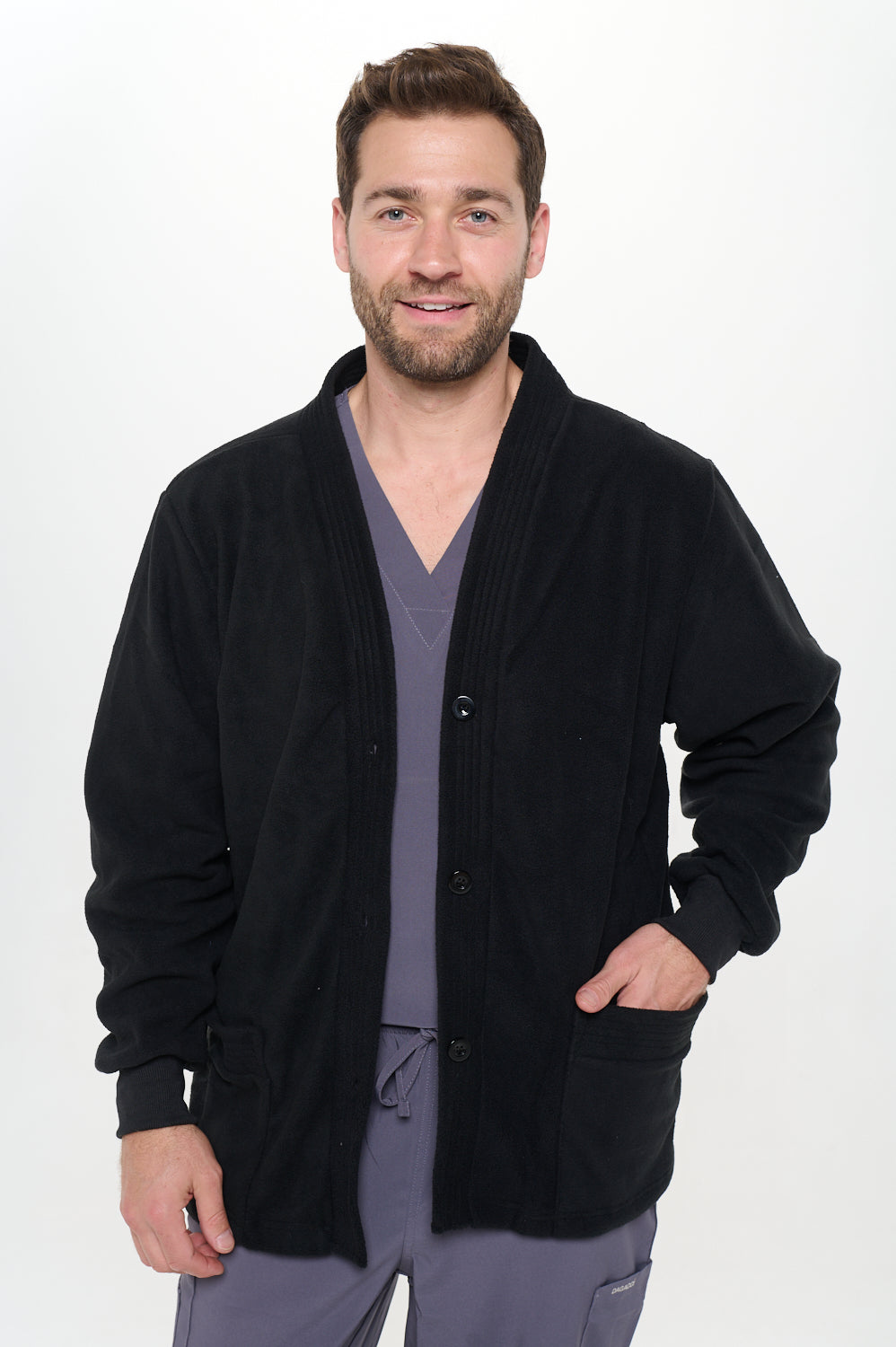 DAGACCI OFFICIAL UNISEX WARM UP BUTTON UP FLEECE JACKET