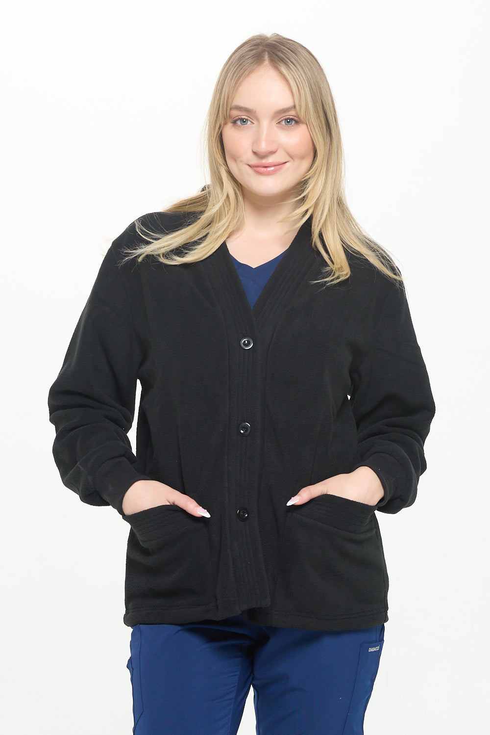 DAGACCI OFFICIAL UNISEX WARM UP BUTTON UP FLEECE JACKET