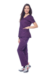 DAGACCI MEDICAL UNIFORM® Natural Stretch® Women's V-Neck Scrub Sets [NS2100]