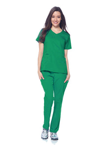DAGACCI MEDICAL UNIFORM® Natural Stretch® Women's V-Neck Scrub Sets [NS2100]