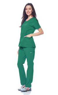 DAGACCI MEDICAL UNIFORM® Natural Stretch® Women's V-Neck Scrub Sets [NS2100]