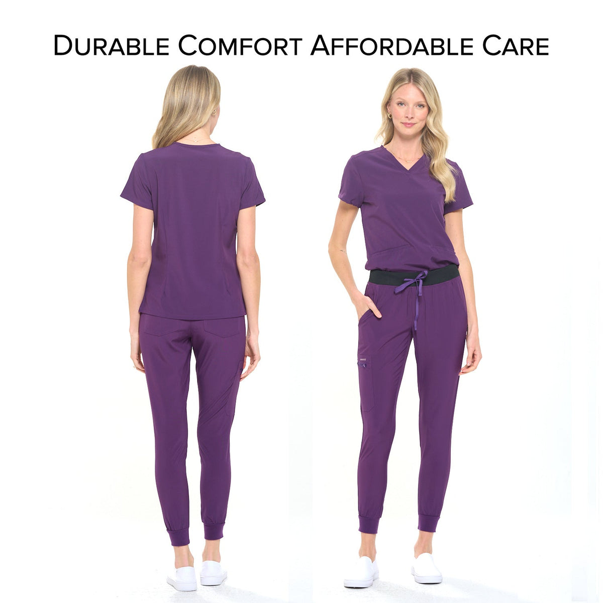 DAGACCI OFFICIAL 4-Way Stretch Unisex Jogger Scrubs Sets [FS2802] Combined