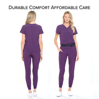 DAGACCI OFFICIAL 4-Way Stretch Unisex Jogger Scrubs Sets [FS2802] Combined