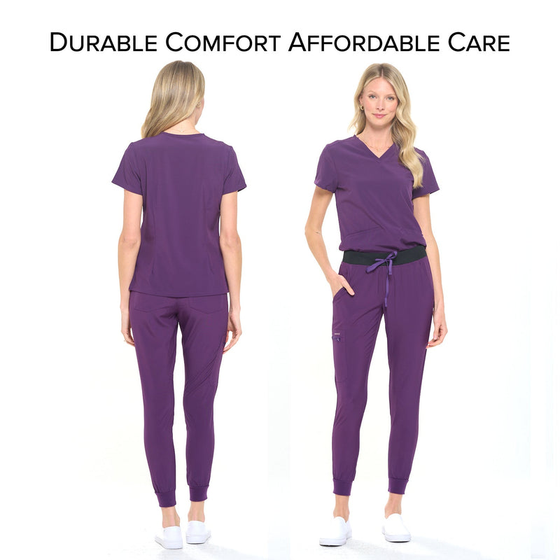 DAGACCI OFFICIAL 4-Way Stretch Unisex Jogger Scrubs Sets [FS2802] Combined