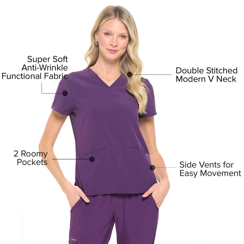 DAGACCI OFFICIAL 4-Way Stretch Unisex Jogger Scrubs Sets [FS2802] Combined