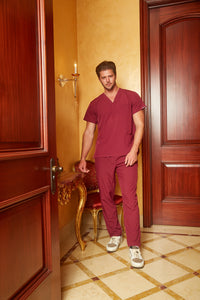 DAGACCI OFFICIAL Unisex 4-Way Stretch Medical Uniform Scrub Sets [FS100500]