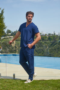 DAGACCI OFFICIAL Unisex 4-Way Stretch Medical Uniform Scrub Sets [FS100500]