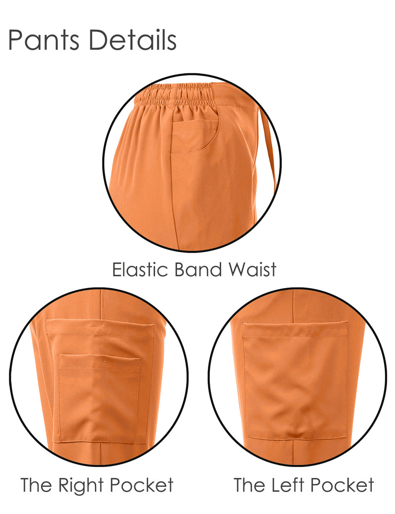 DAGACCI OFFICIAL 4-Way Stretch Y-Neck Medical Scrub Sets [FS2103]