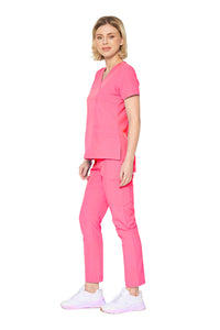 DAGACCI OFFICIAL 4-Way Stretch Y-Neck Medical Scrub Sets [FS2103]