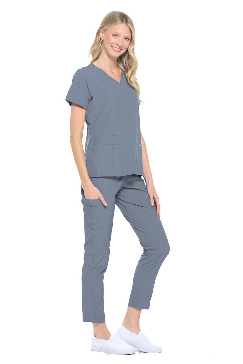 DAGACCI OFFICIAL 4-Way Stretch Y-Neck Medical Scrub Sets [FS2103]