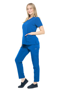 DAGACCI OFFICIAL 4-Way Stretch Y-Neck Medical Scrub Sets [FS2103] Combined