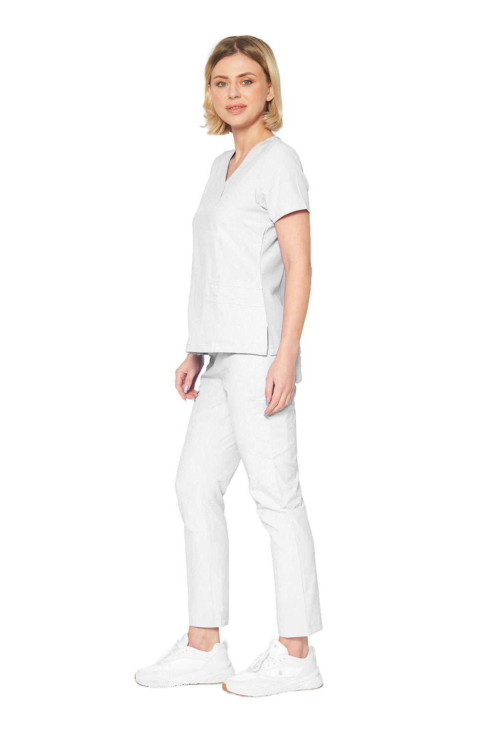 DAGACCI OFFICIAL 4-Way Stretch Y-Neck Medical Scrub Sets [FS2103] Combined