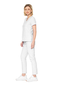 DAGACCI OFFICIAL 4-Way Stretch Y-Neck Medical Scrub Sets [FS2103] Combined