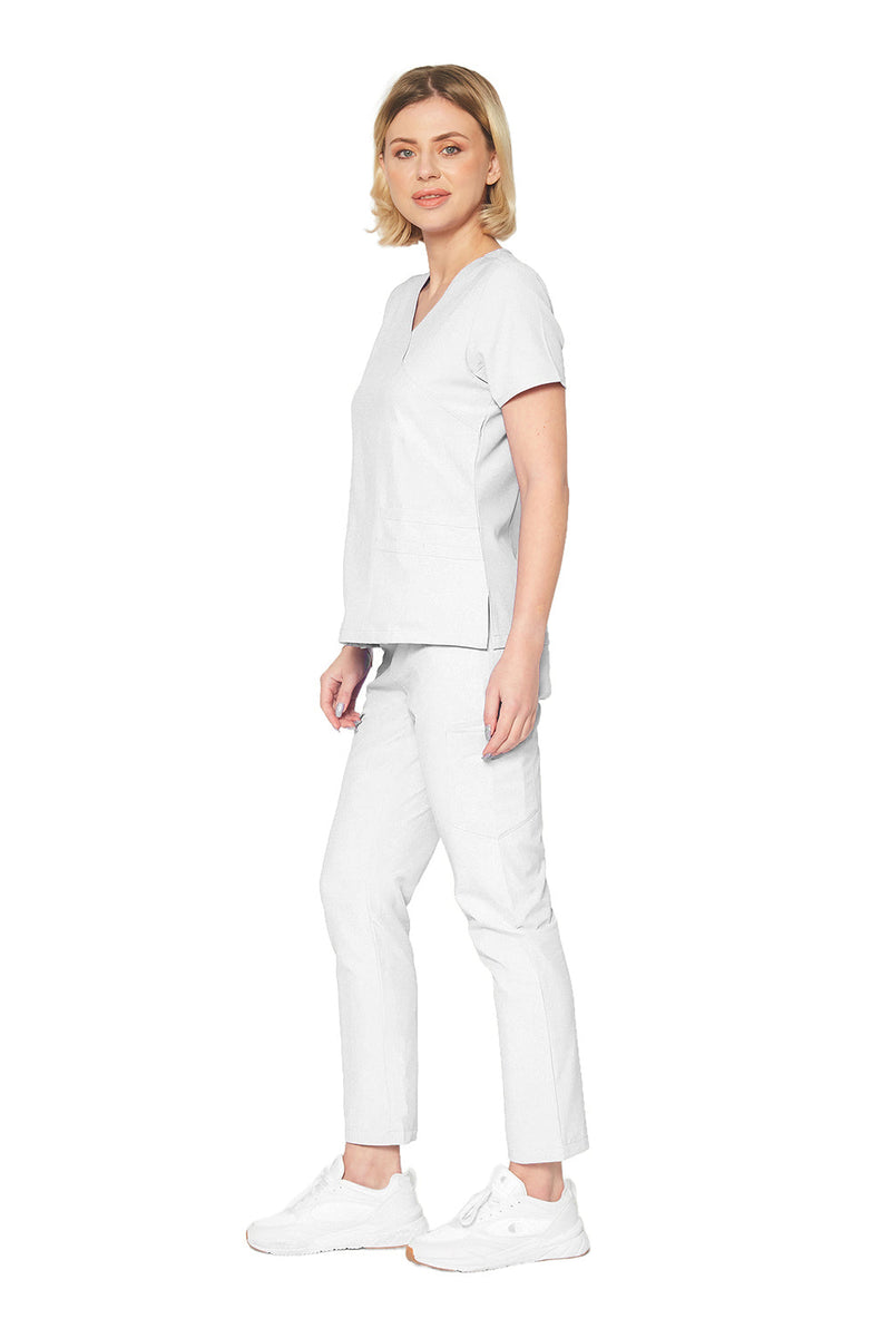 DAGACCI OFFICIAL 4-Way Stretch Y-Neck Medical Scrub Sets [FS2103] Combined