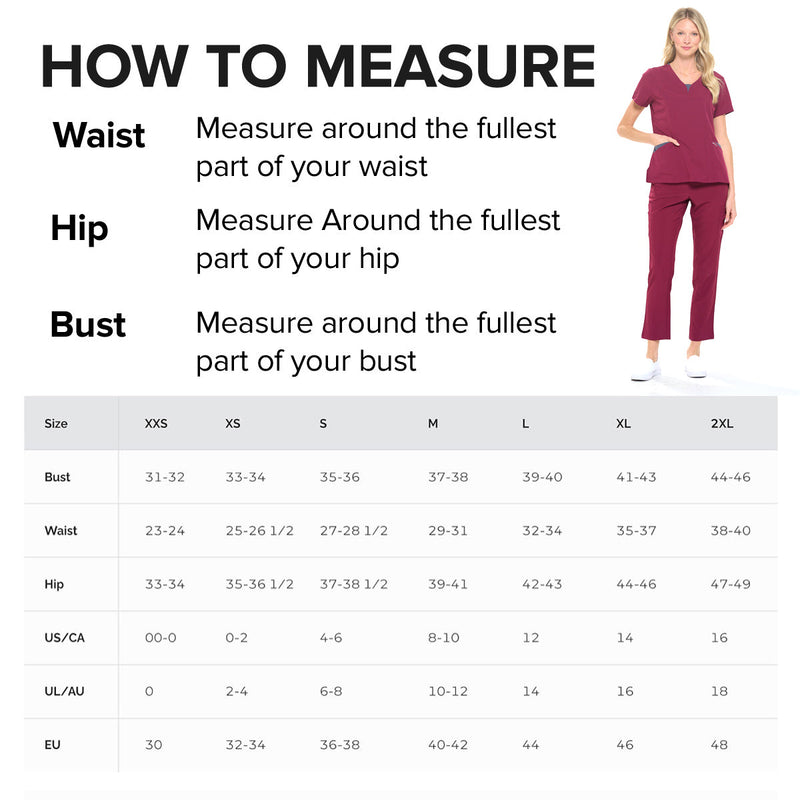 DAGACCI OFFICIAL 4-Way Stretch Split V-Neck Scrub Sets [FS2204] Combined