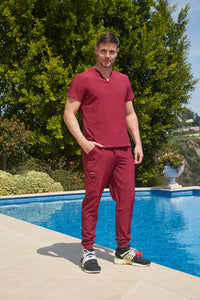 DAGACCI OFFICIAL 4-Way Stretch Unisex Jogger Scrubs Sets [FS2802] Combined