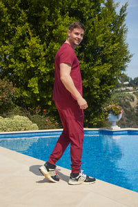 DAGACCI OFFICIAL 4-Way Stretch Unisex Jogger Scrubs Sets [FS2802] Combined