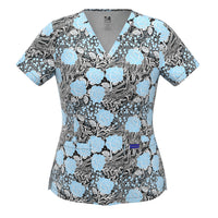 4-WAY STRETCH PRINT TOP