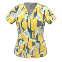 4-WAY STRETCH PRINT TOP