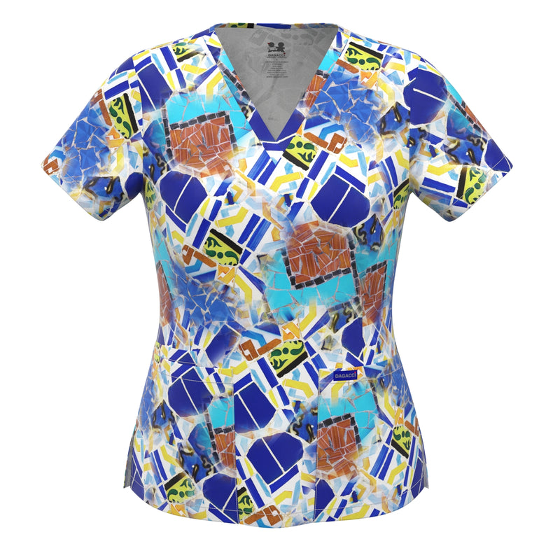 4-WAY STRETCH PRINT TOP