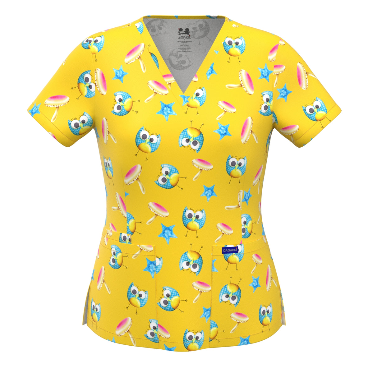 4-WAY STRETCH PRINT TOP