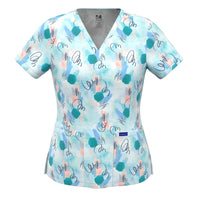 4-WAY STRETCH PRINT TOP