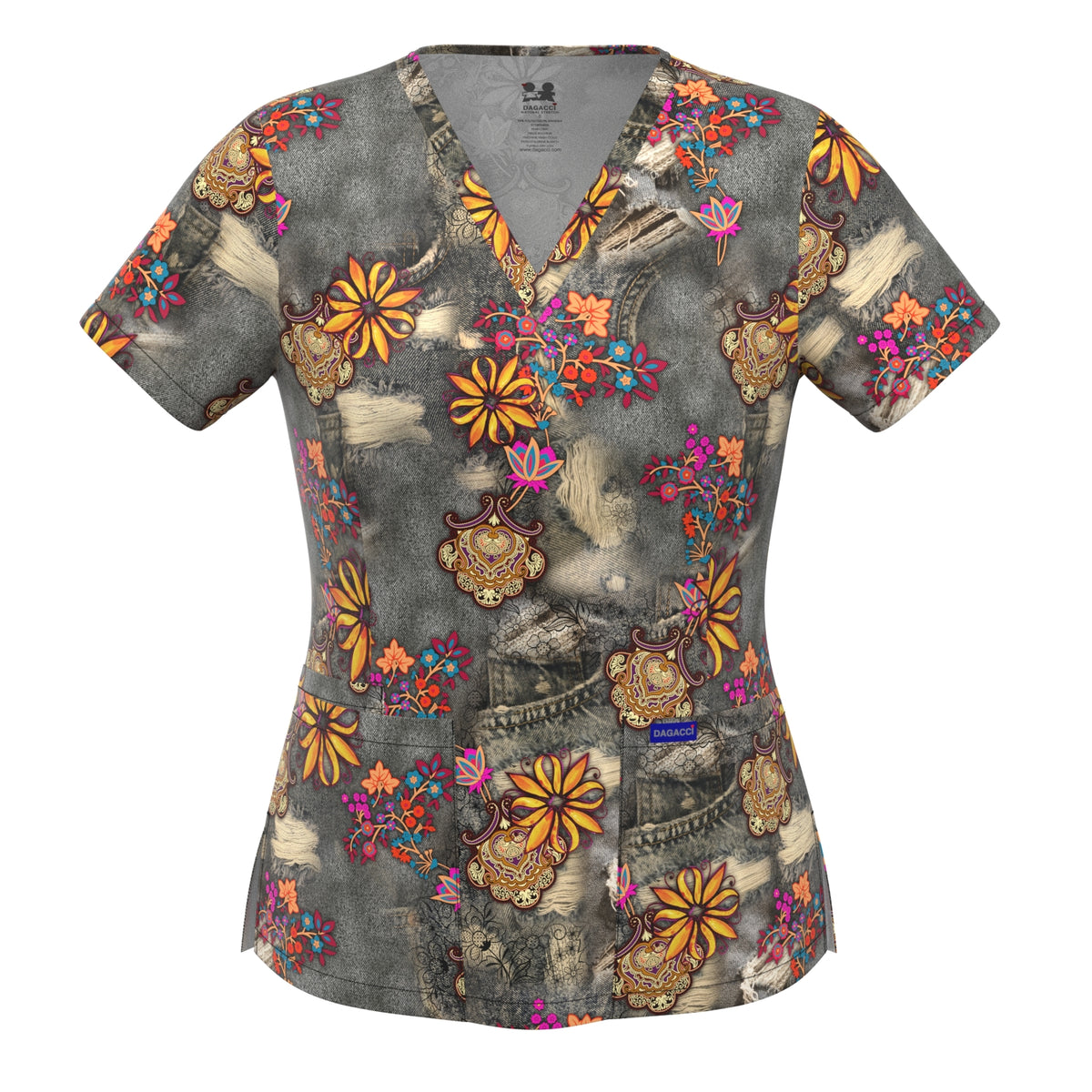 4-WAY STRETCH PRINT TOP